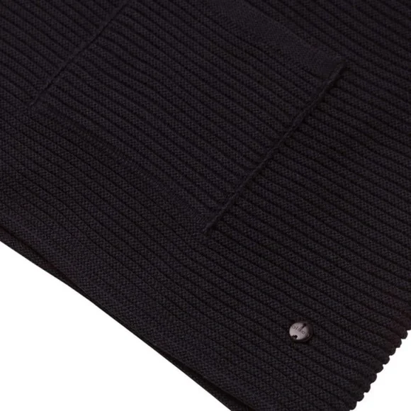 OLSEN Ribbed Cardigan with Front Pockets - Picture 2 of 5